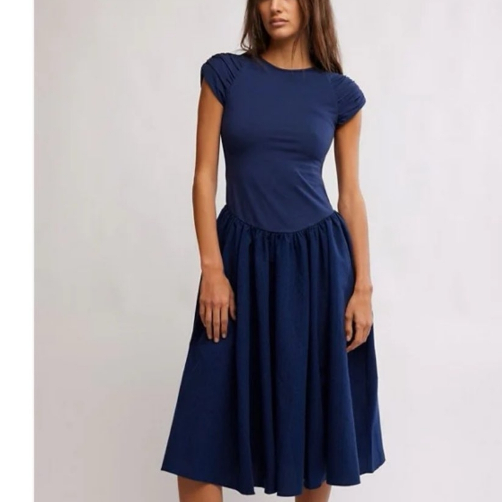 Free People Afternoon Elegance Midi
Dress |